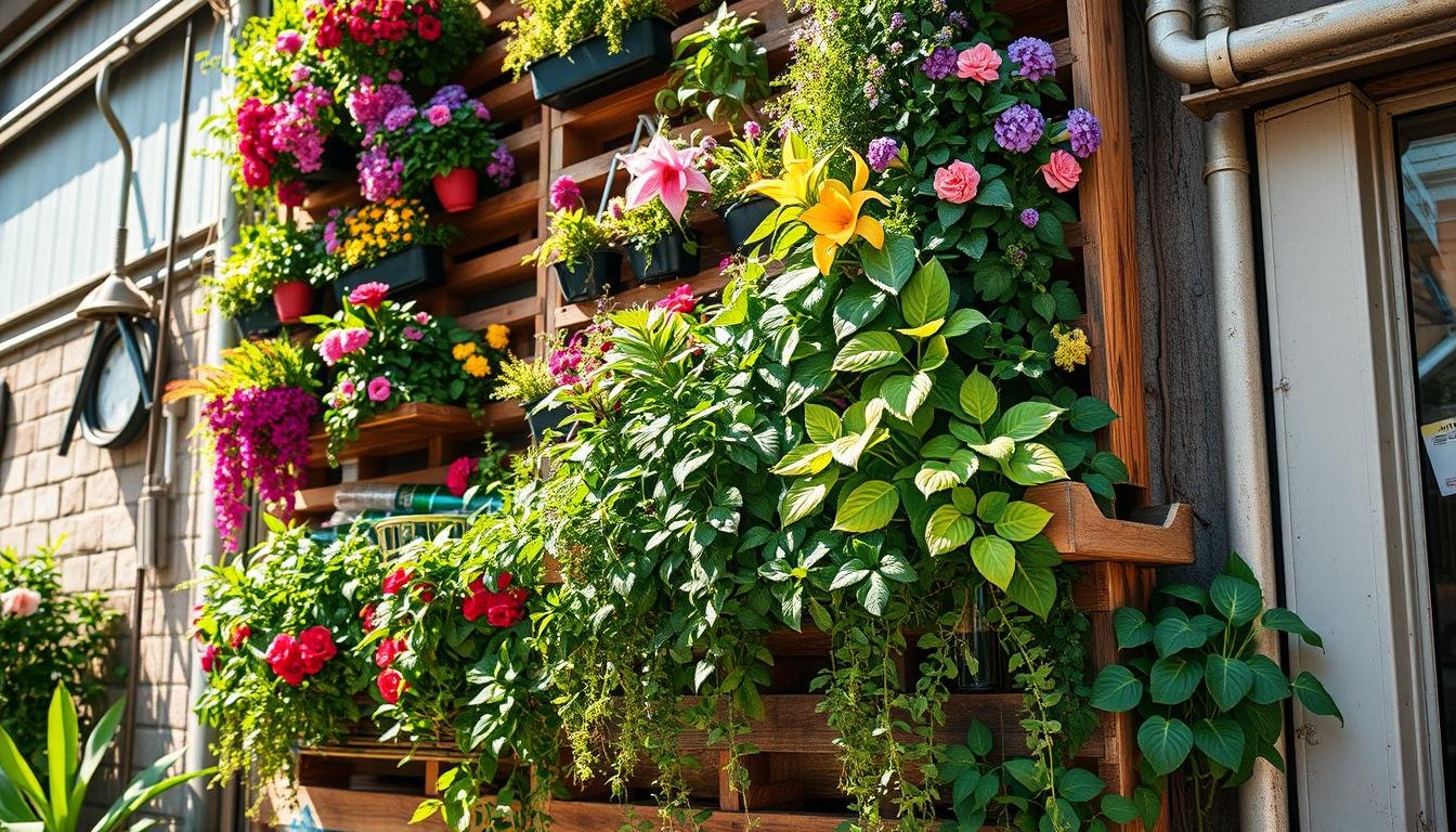 Passo a Passo para Criar um Jardim Vertical com Reaproveitamento de Materiais