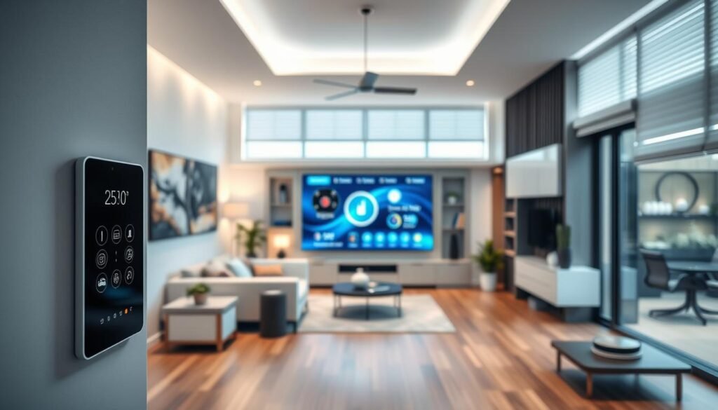 integração de tecnologia em casas inteligentes