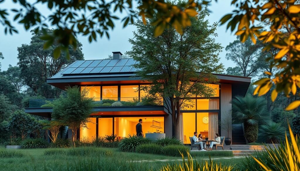 como criar uma casa inteligente sustentável