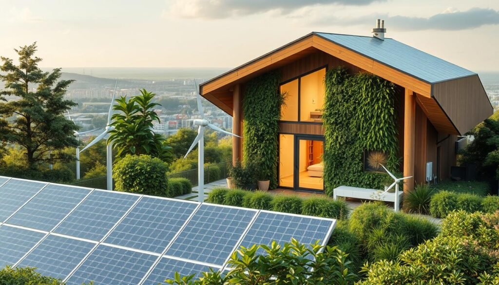 tecnologias verdes em casas inteligentes
