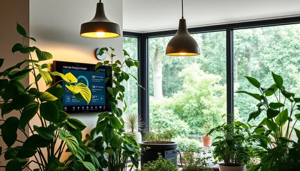 benefícios das plantas na casa inteligente