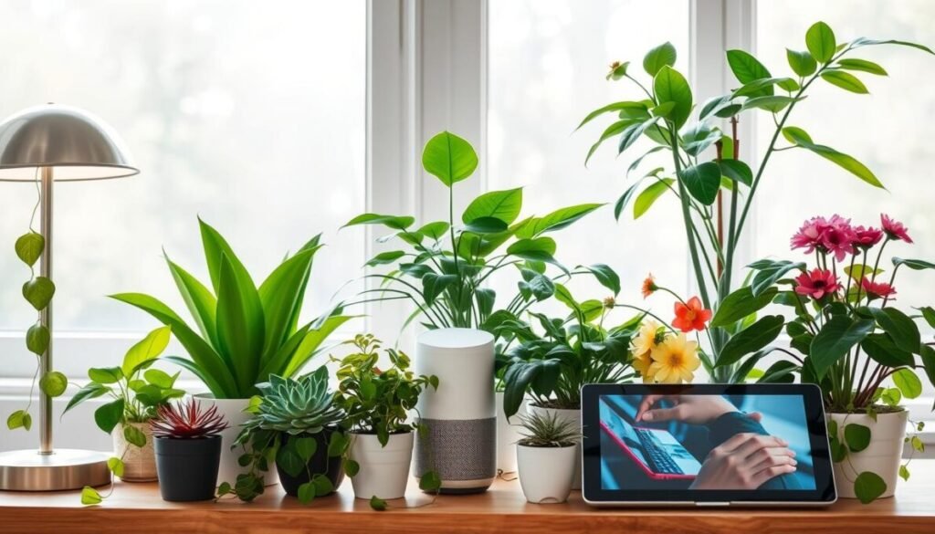 harmonização de plantas e eletrônicos